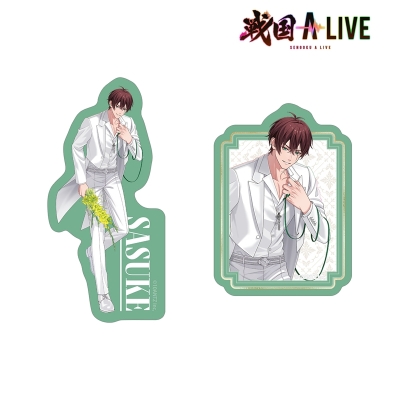 【アルマビアンカ】戦国 A LIVE 描き下ろし 猿飛 佐助 3周年衣装ver. ダイカットステッカー2個セット