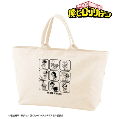 【アルマビアンカ】アニメ『僕のヒーローアカデミア』 集合 ちびキャラ 動物とのふれあいver. BIGジップトートバッグ ver.A