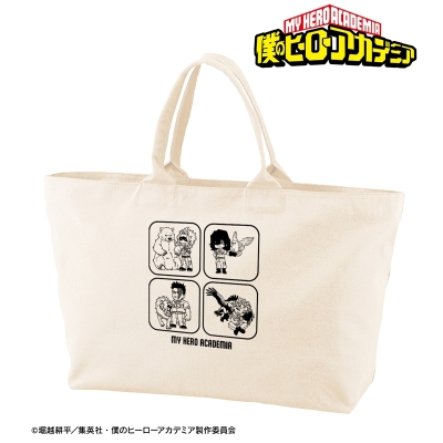 【アルマビアンカ】アニメ『僕のヒーローアカデミア』 集合 ちびキャラ 動物とのふれあいver. BIGジップトートバッグ ver.B