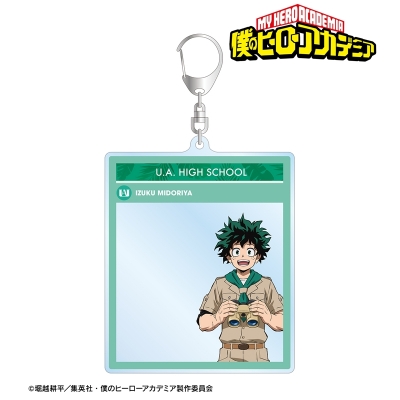 【アルマビアンカ】アニメ『僕のヒーローアカデミア』 描き下ろし 緑谷出久 サファリルックver. フォトフレーム風BIGアクリルキーホルダー