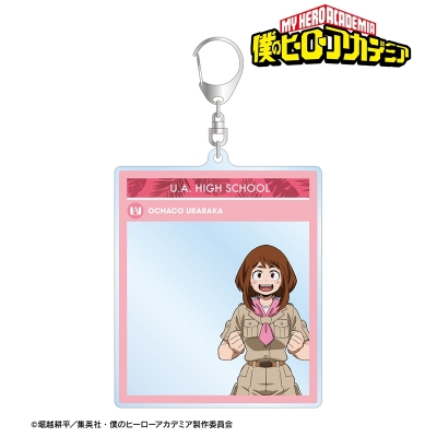 【アルマビアンカ】アニメ『僕のヒーローアカデミア』 描き下ろし 麗日お茶子 サファリルックver. フォトフレーム風BIGアクリルキーホルダー