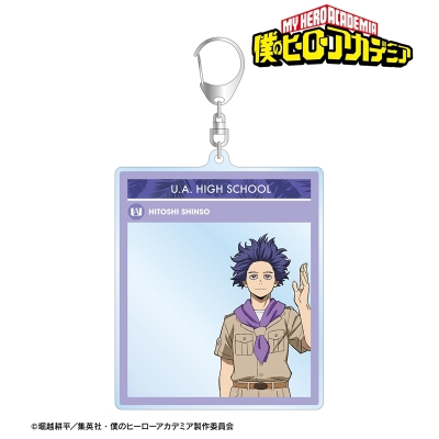【アルマビアンカ】アニメ『僕のヒーローアカデミア』 描き下ろし 心操人使 サファリルックver. フォトフレーム風BIGアクリルキーホルダー