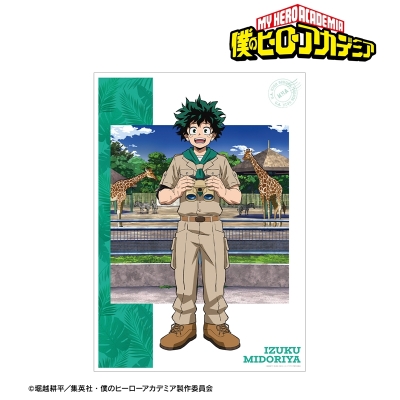 【アルマビアンカ】アニメ『僕のヒーローアカデミア』 描き下ろし 緑谷出久 サファリルックver. A3マット加工ポスター