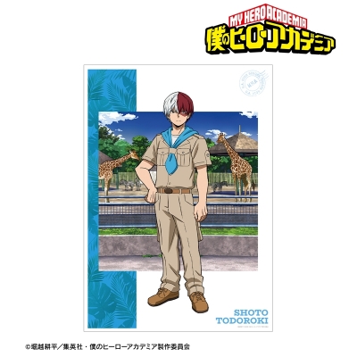 【アルマビアンカ】アニメ『僕のヒーローアカデミア』 描き下ろし 轟焦凍 サファリルックver. A3マット加工ポスター