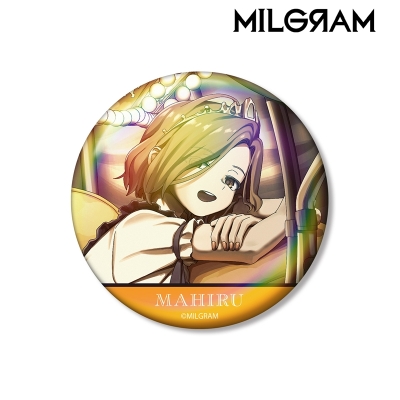 【アルマビアンカ】MILGRAM -ミルグラム- 描き下ろし マヒル バースデーver. 第3弾 オーロラ缶バッジ