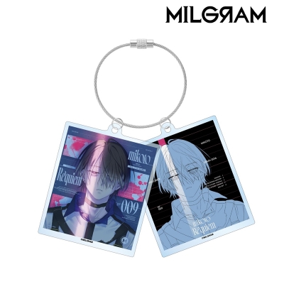【アルマビアンカ】MILGRAM -ミルグラム- ミコト『レクイエム』 ジャケットイラストver. 2連ワイヤーBIGアクリルキーホルダー