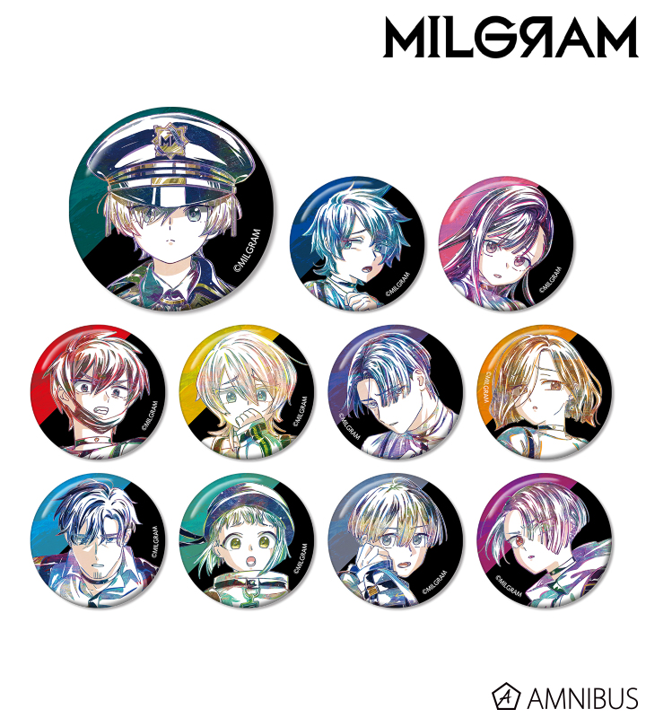 【アルマビアンカ】MILGRAM -ミルグラム- トレーディング Ani-Art 缶バッジ 1BOX入数：11