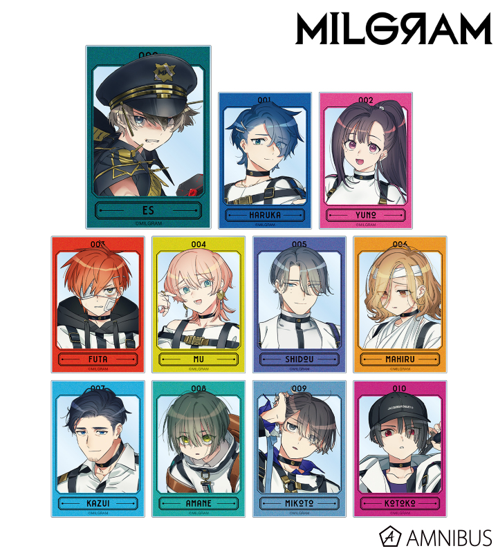 【アルマビアンカ】MILGRAM -ミルグラム- トレーディングアクリルカード vol.2 1BOX入数：11