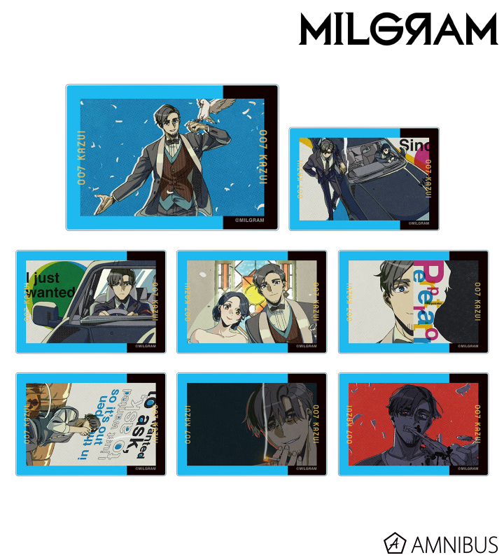 【アルマビアンカ】MILGRAM -ミルグラム- トレーディング MV アクリルカード カズイ『Cat』 1BOX入数：8