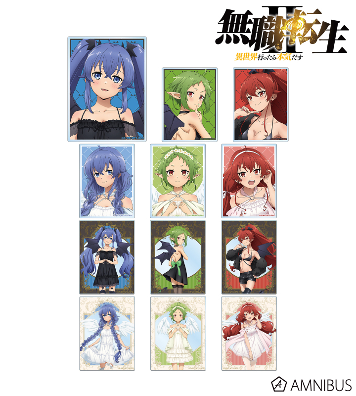 【アルマビアンカ】アニメ「無職転生II ～異世界行ったら本気だす～」 描き下ろし 悪魔と天使ver. トレーディングアクリルカード 1BOX入数：12