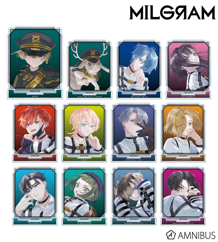 【アルマビアンカ】MILGRAM -ミルグラム- 描き下ろし LIVE EVENT「hallucination」ver. トレーディングアクリルスタンド 1BOX入数：12