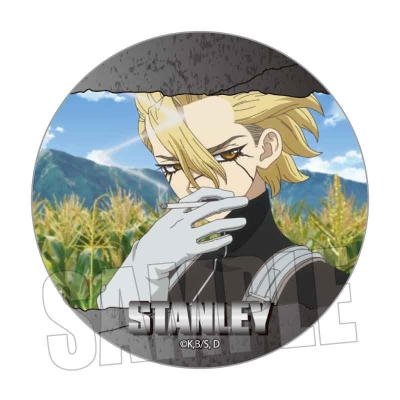 【ベルハウス】メモリーズ缶バッジ Dr.STONE/スタンリー・スナイダーA