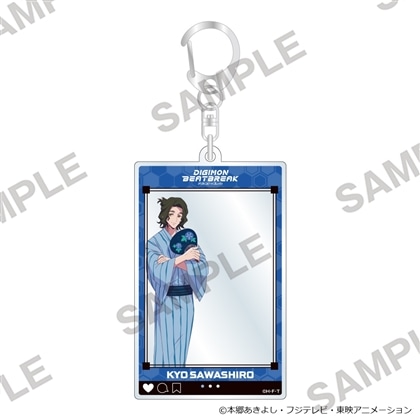 【KADOKAWA】DIGIMON BEATBREAK フレームアクリルキーホルダー お祭りVer. 沢城キョウ