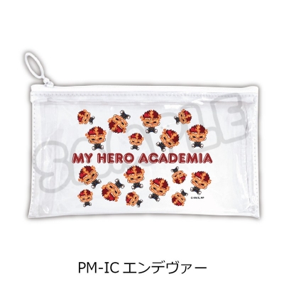 【シンクイノベーション】僕のヒーローアカデミア POTEmocho 第6弾 フラットクリアポーチ PM-IC エンデヴァー