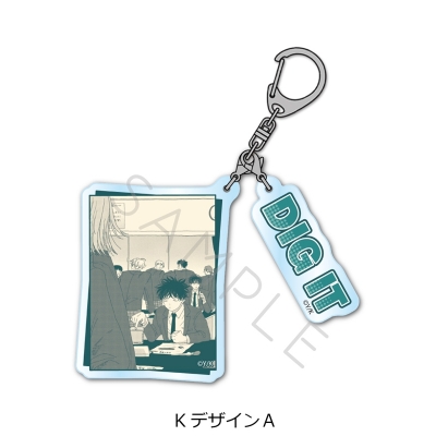 【シンクイノベーション】ディグイット アクリルキーホルダー K デザインA