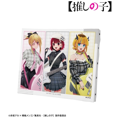 【アルマビアンカ】【推しの子】 描き下ろし ルビー＆有馬かな＆MEMちょ ロックバンドver. キャンバスボード