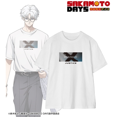 【アルマビアンカ】TVアニメ『SAKAMOTO DAYS』 描き下ろし X(スラー) ショッピングver. 着用Teeユニセックス(サイズ/M)