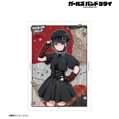 【アルマビアンカ】ガールズバンドクライ 描き下ろし 井芹 仁菜 パンクファッションver. A3マット加工ポスター