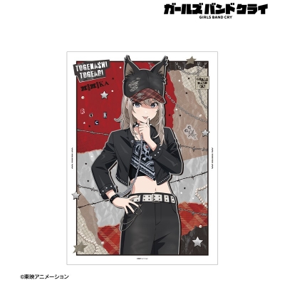 【アルマビアンカ】ガールズバンドクライ 描き下ろし 河原木 桃香 パンクファッションver. A3マット加工ポスター
