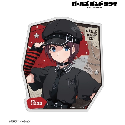 【アルマビアンカ】ガールズバンドクライ 描き下ろし 井芹 仁菜 パンクファッションver. ステッカー