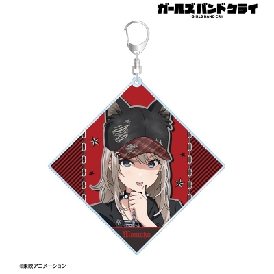 【アルマビアンカ】ガールズバンドクライ 描き下ろし 河原木 桃香 パンクファッションver. BIGアクリルキーホルダー