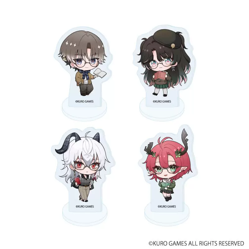 【A3】アクリルぷちスタンド「鳴潮」01/ページをめくる午後 ブラインド(全4種)(ミニキャライラスト) 1BOX入数：4