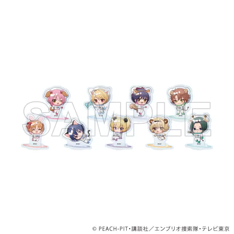 【A3】アクリルぷちスタンド「TVアニメ『しゅごキャラ！』」05/アニマル宇宙服ver. ブラインド(全9種)(ミニキャライラスト) 1BOX入数：9