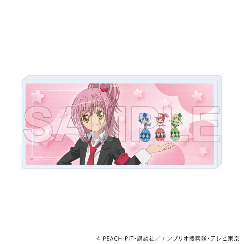 【A3】ミニアクリルブロック「TVアニメ『しゅごキャラ！』」02/日奈森あむ＆ラン＆ミキ＆スゥ(場面写イラスト)