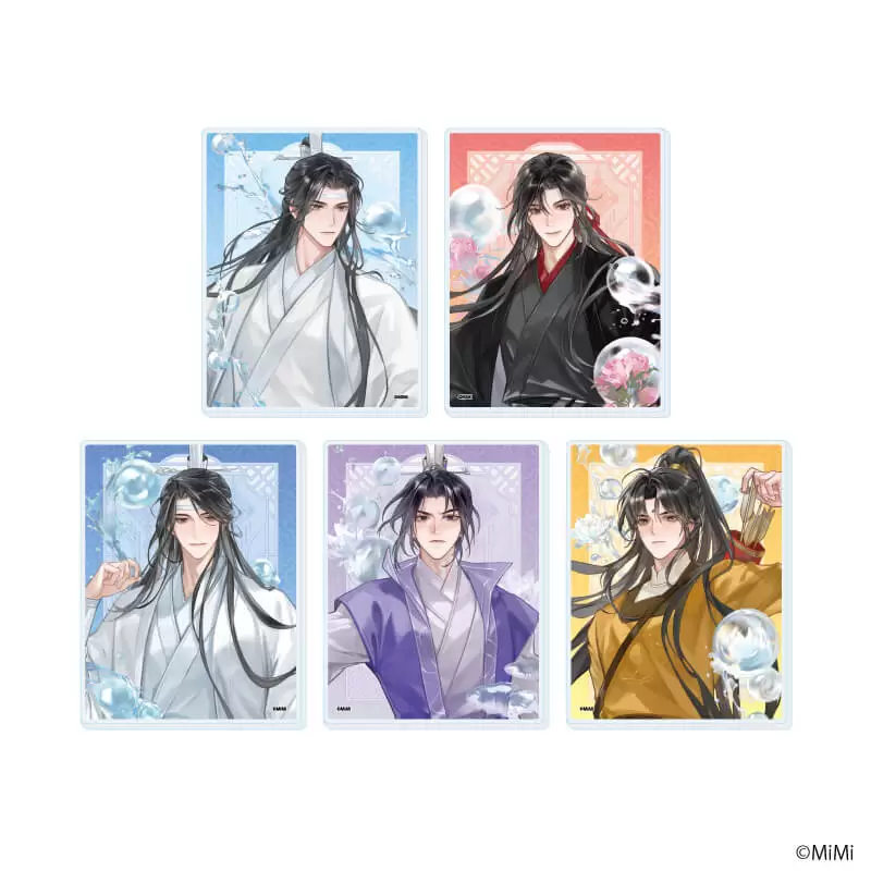 【A3】アクリルカード「大河幻想ラジオドラマ「魔道祖師」」05/シャボン玉ver. ブラインド(全5種)(描き下ろしイラスト) 1BOX入数：5