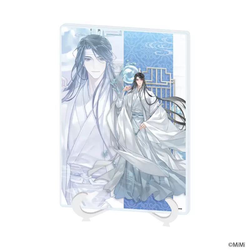 【A3】アクリルアートボード(A5サイズ)「大河幻想ラジオドラマ「魔道祖師」」05/藍曦臣 シャボン玉ver.(描き下ろしイラスト)