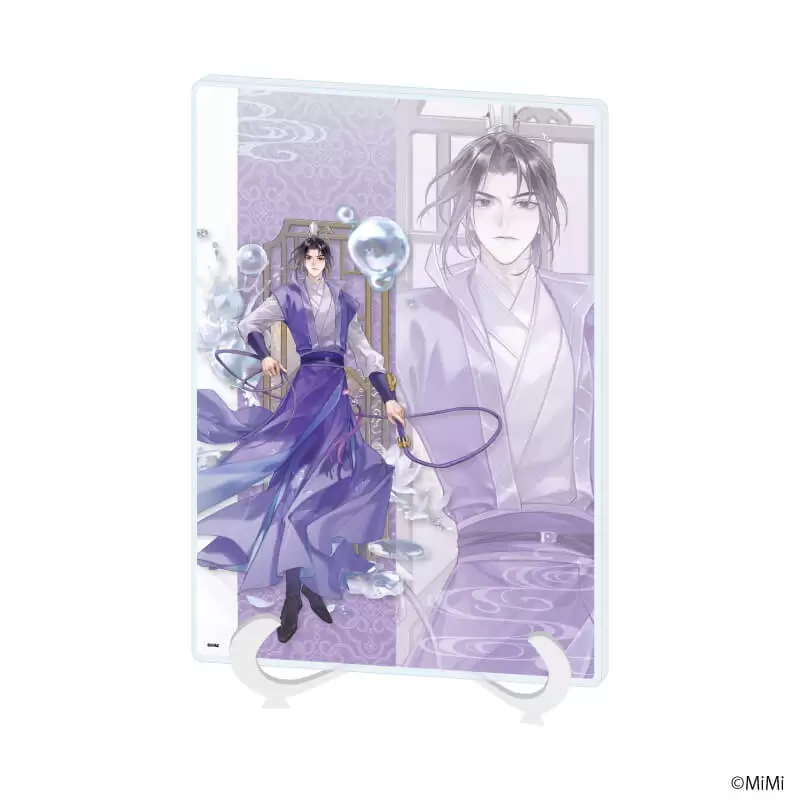 【A3】アクリルアートボード(A5サイズ)「大河幻想ラジオドラマ「魔道祖師」」06/江澄 シャボン玉ver.(描き下ろしイラスト)