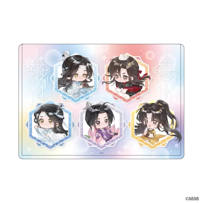 【A3】キャラクリアケース「大河幻想ラジオドラマ「魔道祖師」」03/集合デザイン シャボン玉ver.(描き下ろしイラスト)