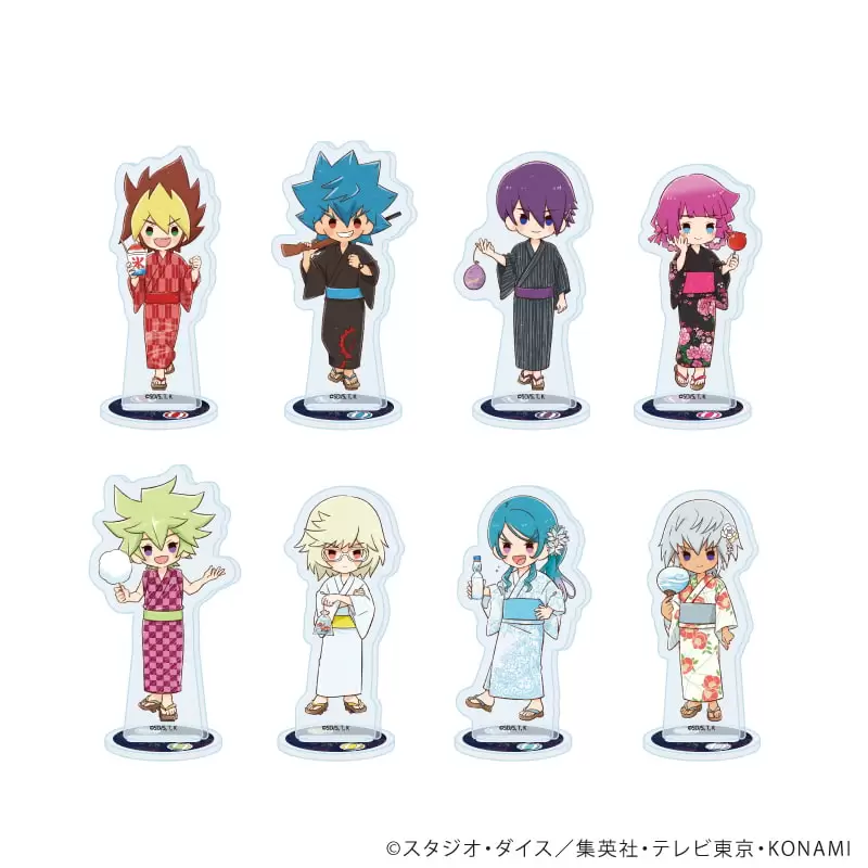 【A3】アクリルぷちスタンド「遊☆戯☆王SEVENS」06/夏祭りver. ブラインド(全8種)(グラフアートイラスト) 1BOX入数：8