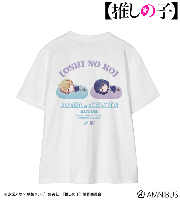 【アルマビアンカ】【推しの子】 【推しの子】 アクア＆黒川あかね ちびころ Tシャツメンズ(サイズ/M)