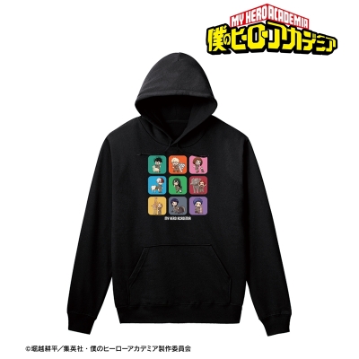 【アルマビアンカ】アニメ『僕のヒーローアカデミア』 集合 ちびキャラ 動物とのふれあいver. パーカー ver.Aユニセックス(サイズ/L)