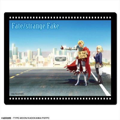 【ライセンスエージェント】『Fate/strange Fake』 ラバーマウスパッド デザイン10(アヤカ・サジョウ＆セイバー/B)