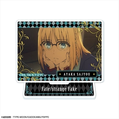 【ライセンスエージェント】『Fate/strange Fake』 ミニアクリルスタンド デザイン01(アヤカ・サジョウ/A)