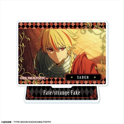 【ライセンスエージェント】『Fate/strange Fake』 ミニアクリルスタンド デザイン03(セイバー/A)