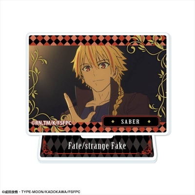 【ライセンスエージェント】『Fate/strange Fake』 ミニアクリルスタンド デザイン05(セイバー/C)