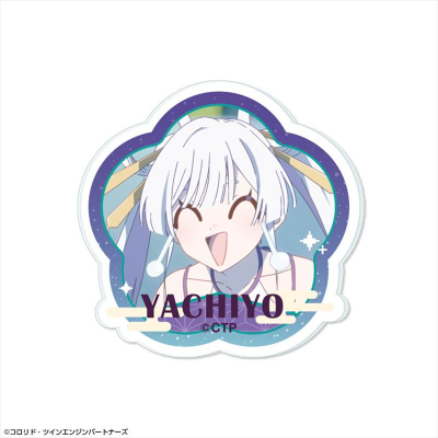 【ライセンスエージェント】超かぐや姫！ アクリルバッジ デザイン10(月見ヤチヨ)
