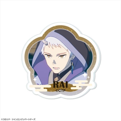 【ライセンスエージェント】超かぐや姫！ アクリルバッジ デザイン13(駒沢雷)