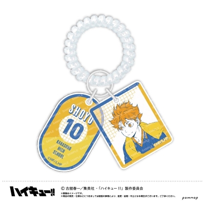 【ショウワノート】ハイキュー！！ ロッカーキー風キーホルダー-オフショットカラー第2弾-(A日向翔陽)