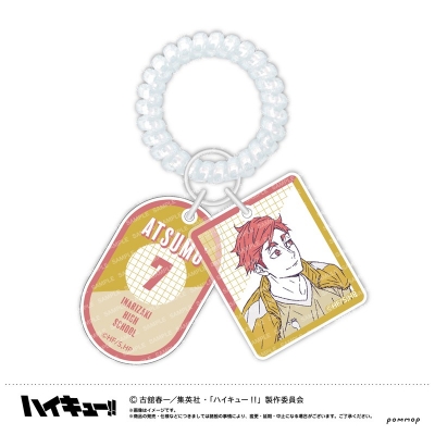 【ショウワノート】ハイキュー！！ ロッカーキー風キーホルダー-オフショットカラー第2弾-(H宮 侑)