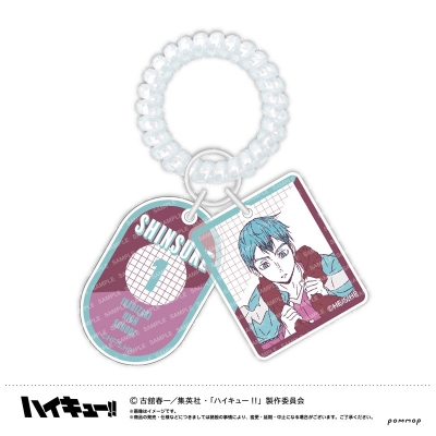 【ショウワノート】ハイキュー！！ ロッカーキー風キーホルダー-オフショットカラー第2弾-(J北 信介)
