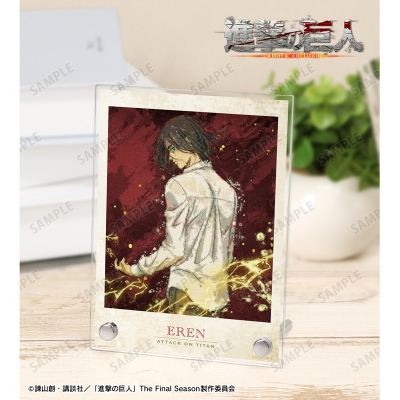 【アルマビアンカ】TVアニメ『進撃の巨人』 描き下ろし エレン 戦う背中ver. grunge CANVAS A6アクリルパネル