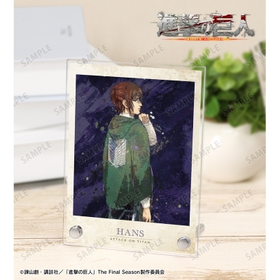 【アルマビアンカ】TVアニメ『進撃の巨人』 描き下ろし ハンジ 戦う背中ver. grunge CANVAS A6アクリルパネル