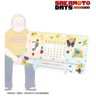 【アルマビアンカ】TVアニメ『SAKAMOTO DAYS』 坂本 太郎＆朝倉 シン＆南雲 Botania 卓上アクリル万年カレンダー