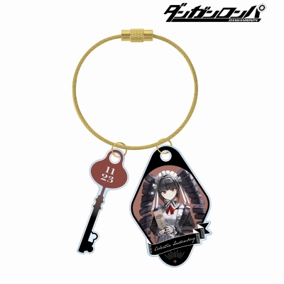 【アルマビアンカ】ダンガンロンパシリーズ 緜さんイラスト セレスティア・ルーデンベルク メイド＆執事ver. 2連ワイヤーアクリルキーホルダー