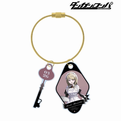 【アルマビアンカ】ダンガンロンパシリーズ 緜さんイラスト 赤松楓 メイド＆執事ver. 2連ワイヤーアクリルキーホルダー