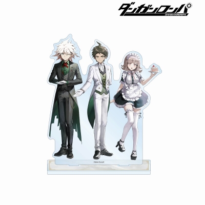 【アルマビアンカ】ダンガンロンパシリーズ 緜さんイラスト 日向創＆狛枝凪斗＆七海千秋 メイド＆執事ver. BIGアクリルスタンド